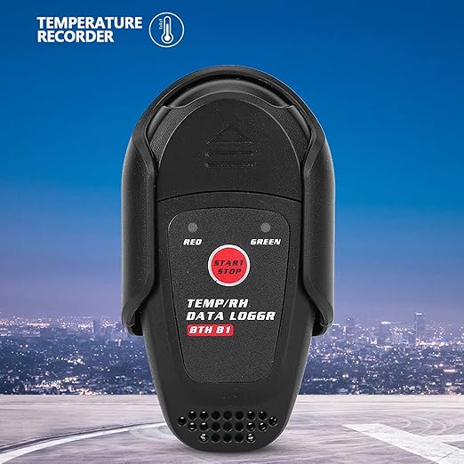 Temperature Humidity Data Logger Alarm LED, 16384 Data USB Export, BTH81 - Image 9