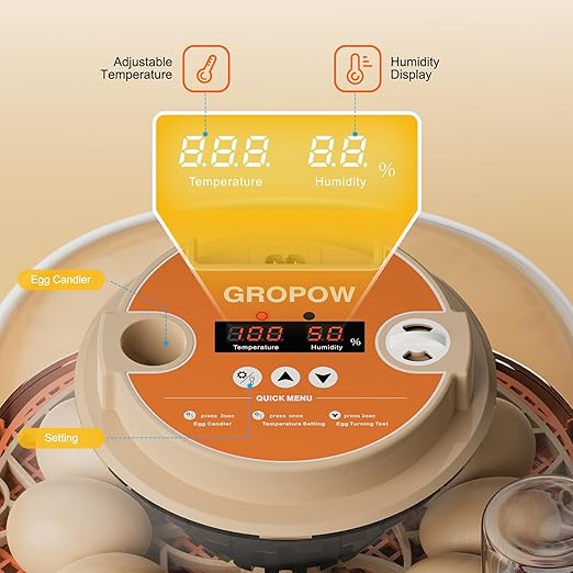 12 Egg Incubator, Automatic Turning - Image 3