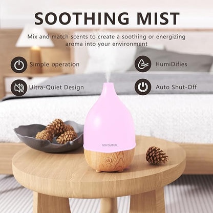 Essential Oil Diffuser, 200ml Small Aromatherapy Diffuser - Image 7