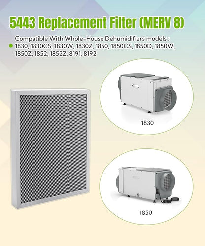 2 Packs 5443 Dehumidifier Filter 10″x12″x1″ Fits - Image 2