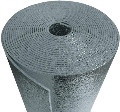 R-8 HVAC Duct Wrap Insulation Reflective 2 Sided Foam Core 4' x 25' by AES
