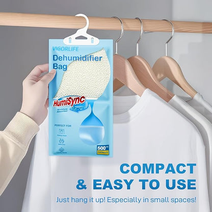 Moisture Absorbers, Hanging Closet Dehumidifier Bags 9.8 OZ, Portable - Image 5