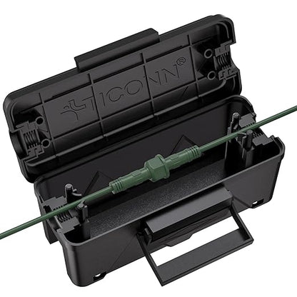 TICONN Outdoor Electrical Box, IP54 Splash-Proof Outdoor Extension Cord Cover by TICONN