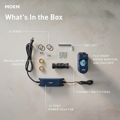 Moen Flo Smart Water Monitor and Automatic Shutoff Sensor, Wi-Fi Connected - Image 14