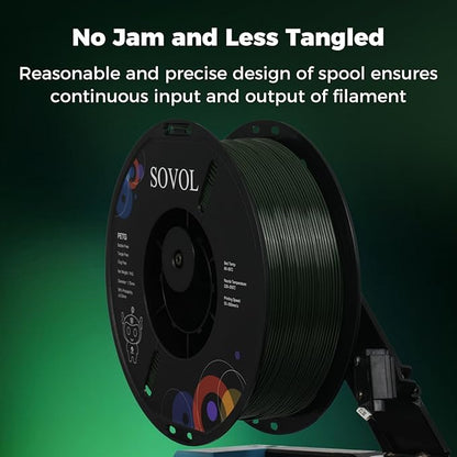 Sovol 3D Printer PETG Filament 1.75mm 1KG, High Precision, Strong Toughness - Image 5