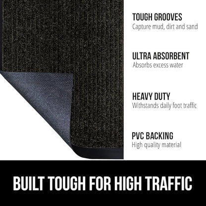 GORILLA GRIP Waterproof Traffic Guard Door Mat, Heavy Duty Entryway Mats - Image 2