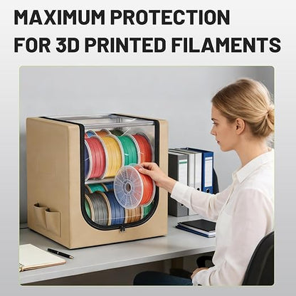 3D Filament Dry Storage Box, 2-Tier Metal Rack - Image 7