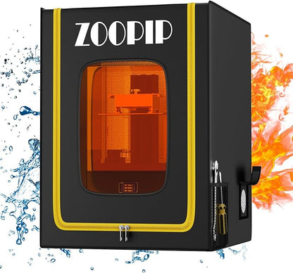 3D Printer Enclosure, Fireproof Resin 3D Printer Enclosure, Dustproof Vented by ZOOPIP