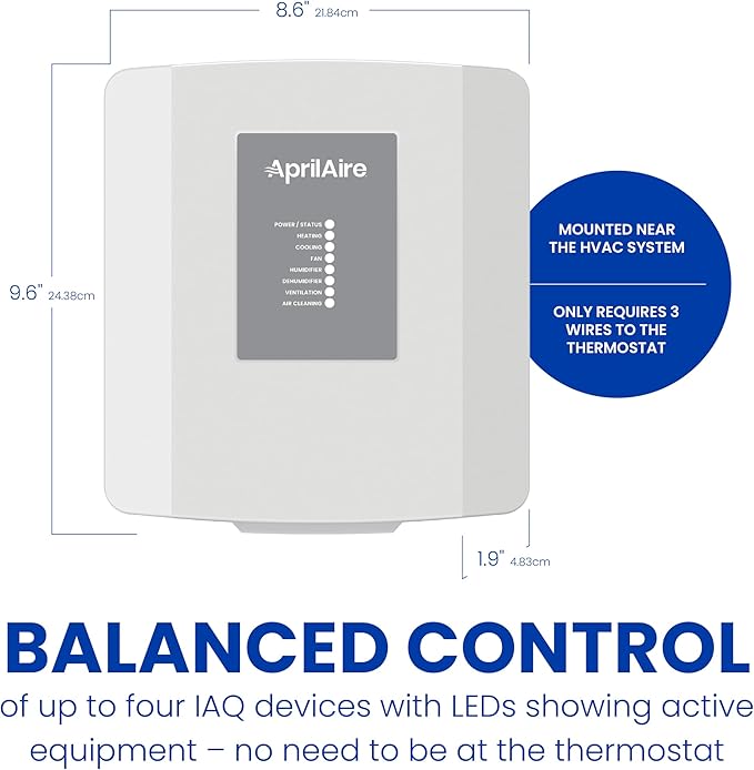 AprilAire 8910W Wi-Fi Programmable Touchscreen Thermostat - Image 5