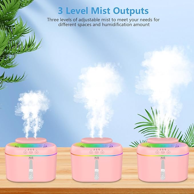 2L humidifiers for bedroom Room Home Ultra-Quiet 28 dB Quiet Supersized Cool - Image 6