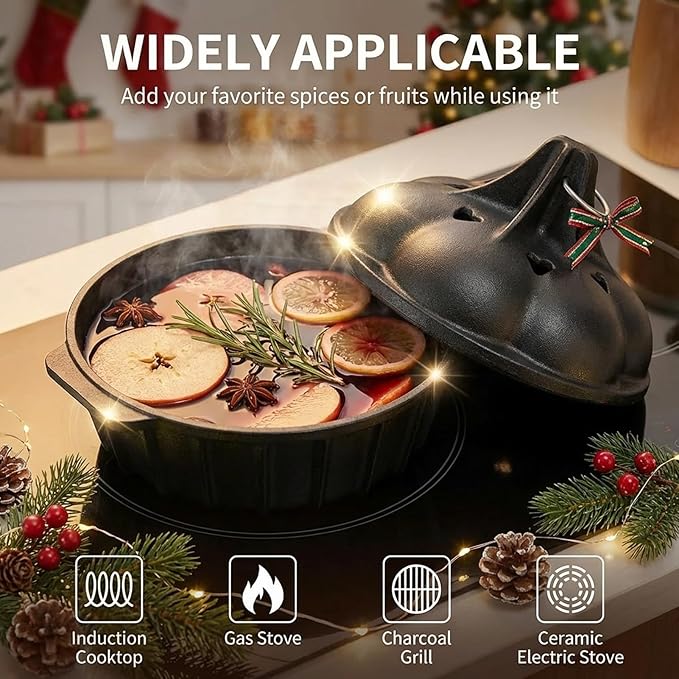 Wood Stove Steamer & Woodstove Steamer Stove Humidifier Cast Iron, 2.3 Quart - Image 2