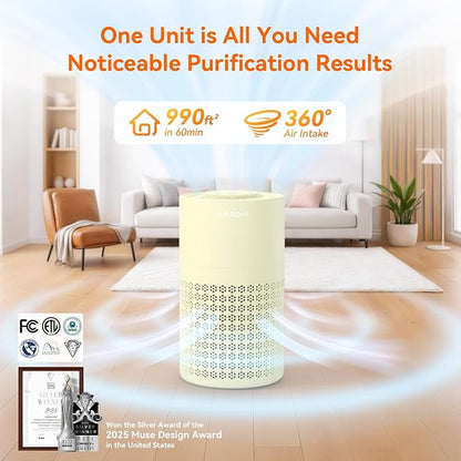 AIRROMI Air Purifier for Bedroom - Image 2