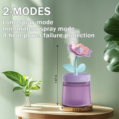 Cute Mini Humidifier 320mL Cool Mist Humidifie mute - Image 2