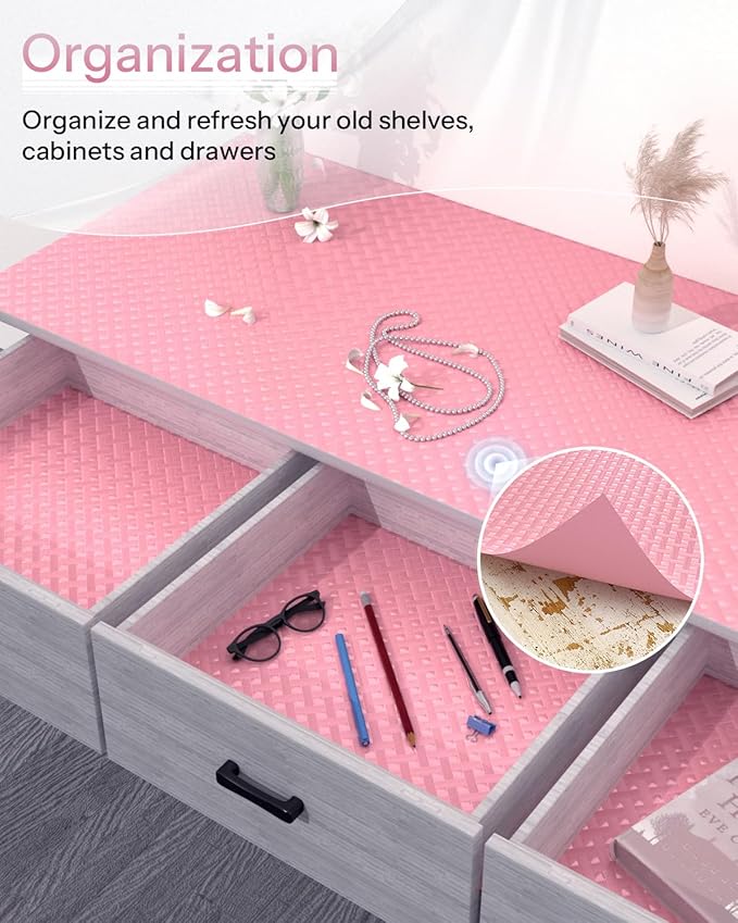Shelf and Drawer Liner for Kitchen Cabinet, Non-Adhesive 12in x 120in - Image 5