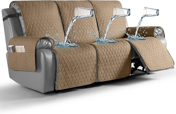 TAOCOCO 100% Waterproof Recliner Cover, Non-Slip Washable Reclining Couch Cover by TAOCOCO