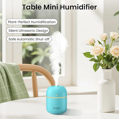 Portable Small Humidifier, WUTAER USB Personal Desktop Humidifier - Image 3