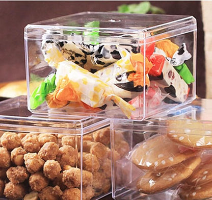 Clear Square Cube Acrylic Box 4 Packs - Image 6