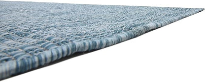 Unique Loom Collection Casual Transitional Solid Heathered Indoor/Outdoor - Image 8
