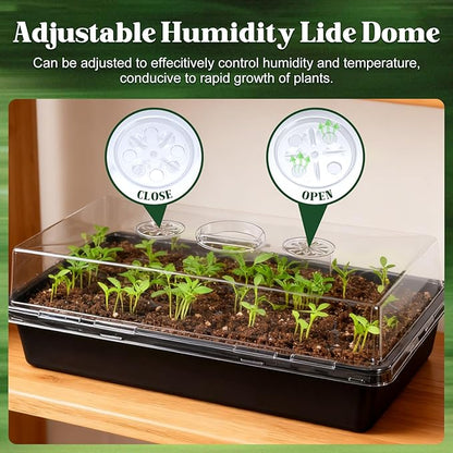 15 Pcs 4'' Tall Sturdy Humidity Domes, Taller and Thicker 1020 Humidity Domes - Image 3