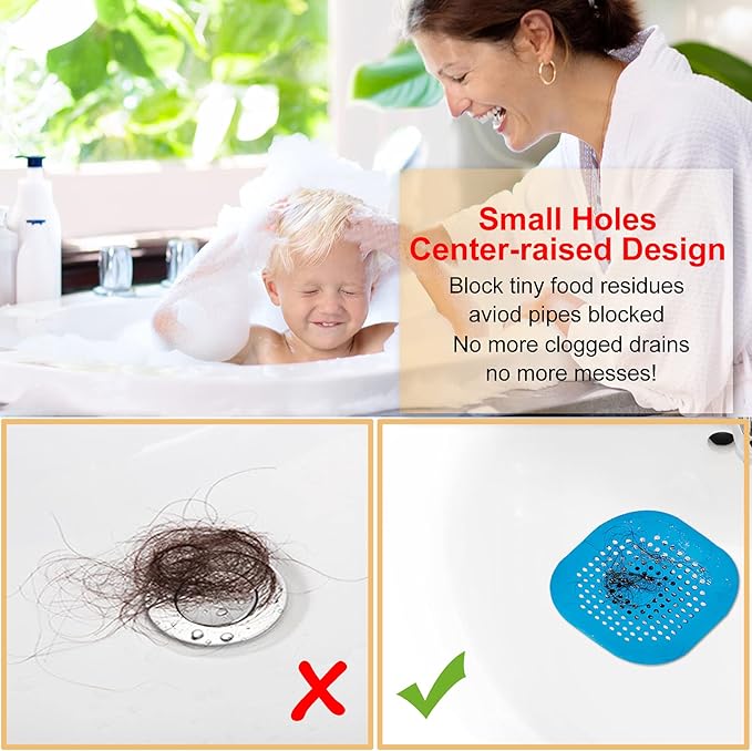 Hair Drain Catcher, Square Drain Cover - Image 3
