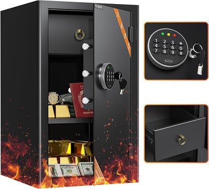 WASJOYE Large Home Cabinet Safe Box by WASJOYEUS