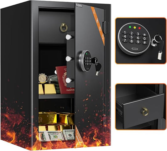 WASJOYE Large Home Cabinet Safe Box by WASJOYEUS
