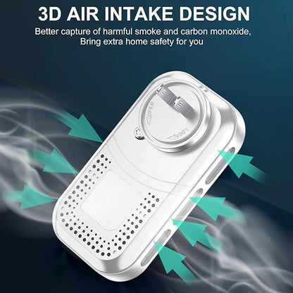 4in1 Plug in Smoke & Carbon Monoxide Detector Combination Builti-in 2000mAh - Image 7