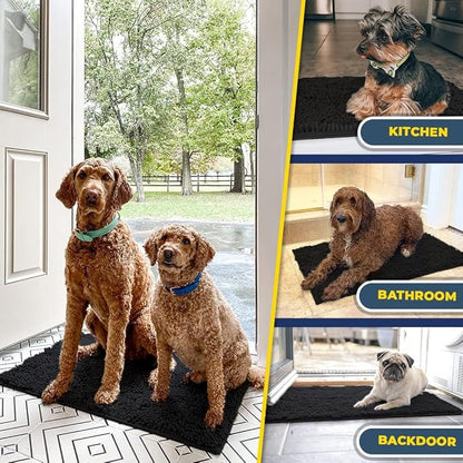 Muddy Mat® Pack of 3 Highly Absorbent Microfiber Dog Door Mat and Pet Rug - Image 7