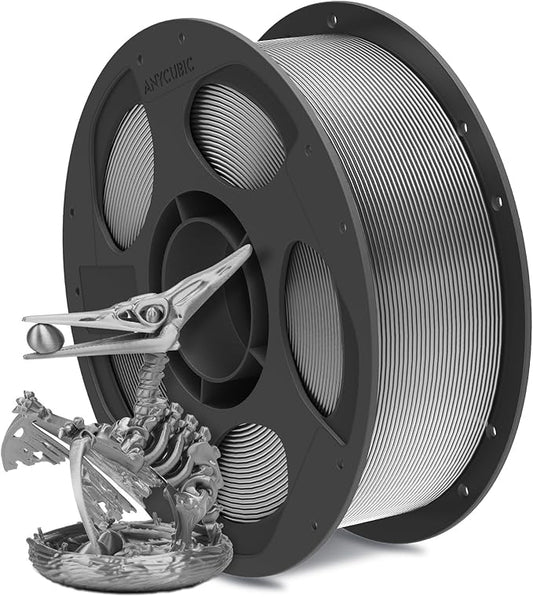 ANYCUBIC Silk Filament, Clog-Free Shiny 3D Printer PLA Filament 1.75mm by ANYCUBIC