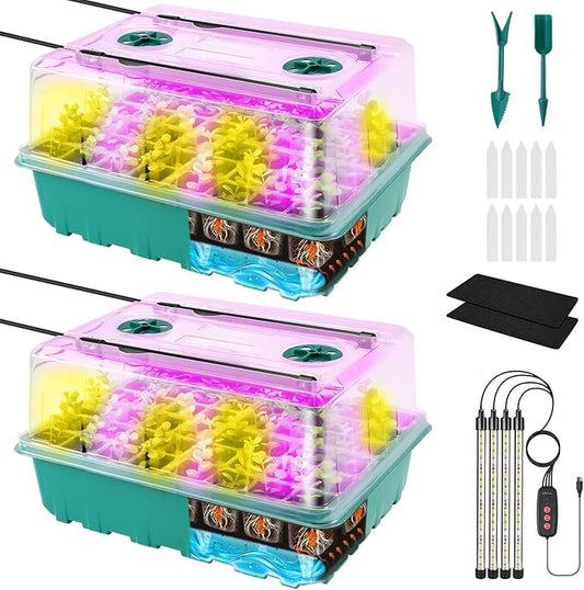 96 Cells Self-Watering Seed Starter Tray by Unknown