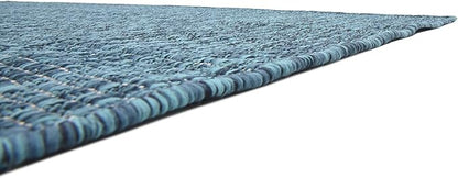 Unique Loom Collection Casual Transitional Solid Heathered Indoor/Outdoor - Image 8