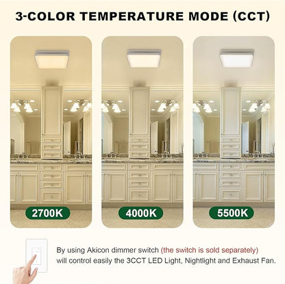 Akicon Bathroom Exhaust Fan - Image 3
