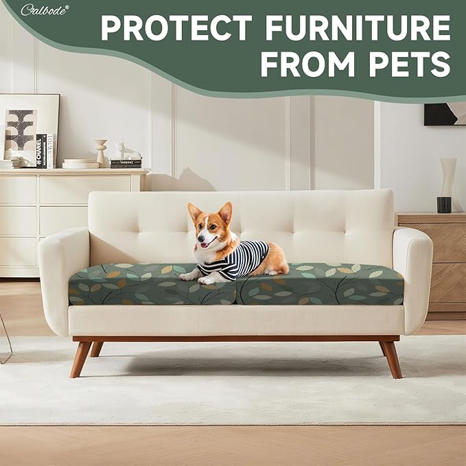 8Pcs Stretch Patio Cushion Cover - Image 7