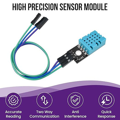 4Pcs DHT11 Digital Temperature Humidity Sensor Module - Image 3