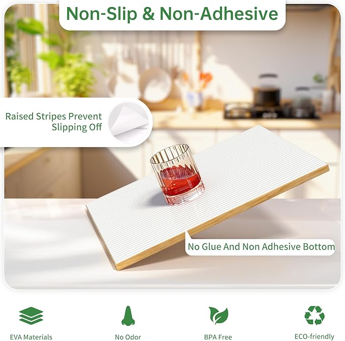 Shelf and Drawer Liner for Kitchen Cabinet, Non-Adhesive 12in x 360in - Image 2