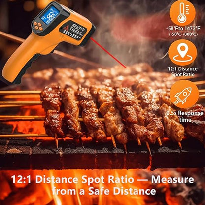 Infrared Thermometer Gun for Cooking, Non Contact Thermometers Laser - Image 3