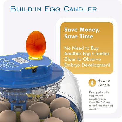 OtterVerz 11 Egg Incubators for Hatching 18-36 Chicken/Quail/Turkey Eggs - Image 4