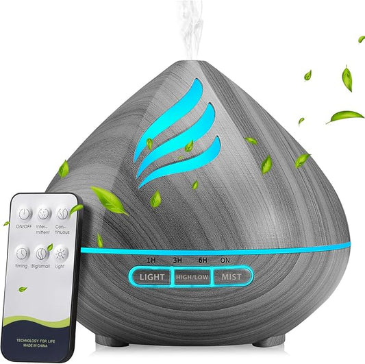 Essential Oil Scent Diffuser: 500ML Aroma Diffuser by JcrAsZZF