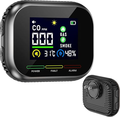 6 in 1 Carbon Monoxide Detectors Plug in, CO Detector & Natural Gas Detector by Unknown