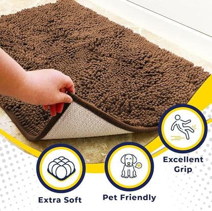 Muddy Mat® Pack of 3 Highly Absorbent Microfiber Dog Door Mat and Pet Rug - Image 2