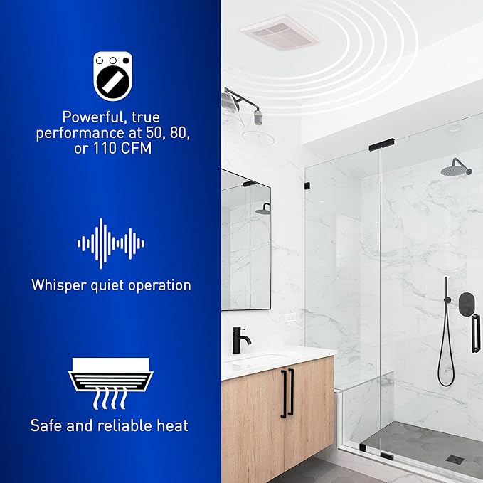 Panasonic WhisperWarm Ceiling Mount Bathroom Exhaust Fan - Image 5