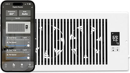 Quietcool Register Booster Fan for 6" x 12" Registers by QuietCool