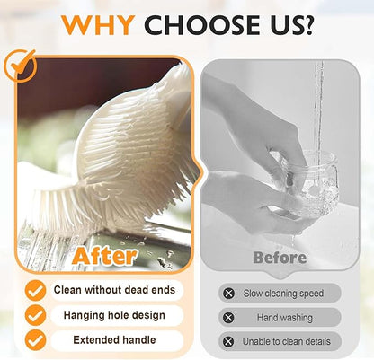 360° Flexible Silicone Bottle Brush - Image 6