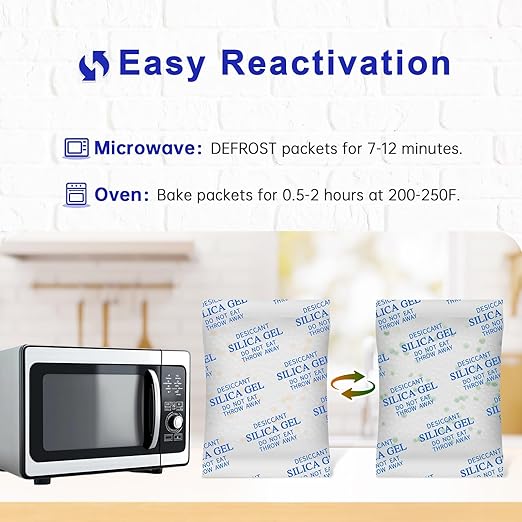 Desiccant Packs for Storage, 75 Packs 20 Gram Silica Gel Packets for Moisture - Image 5