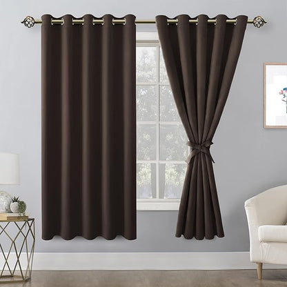 Hiasan Blackout Curtains for Bedroom, 60 x 63 Inches Length - Image 2
