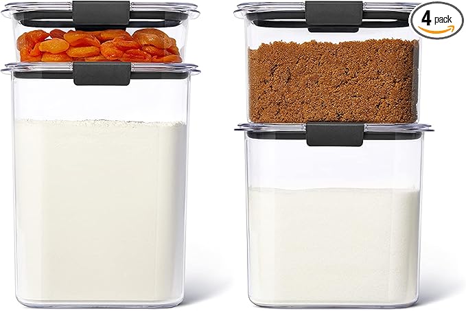 Rubbermaid Brilliance Pantry Food Storage Containers by Rubbermaid