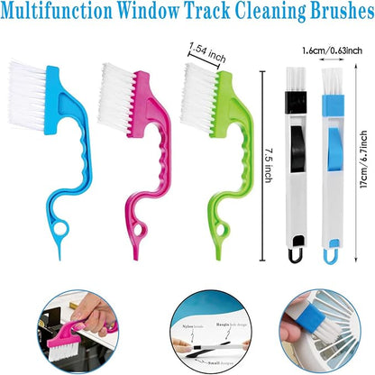 14Pcs Crevice Gap Cleaning Brush, Door Window Track Groove Corner Crevice - Image 3