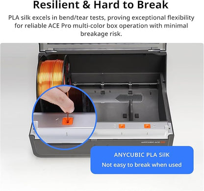 ANYCUBIC Silk Dual Color Pla Filament, 2-in-1 Chrome Coextrusion Color Change - Image 6