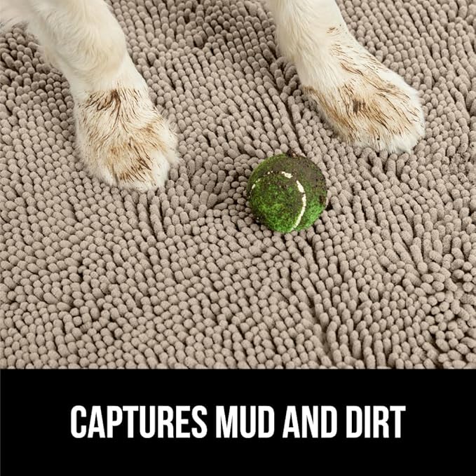 GORILLA GRIP SOAKSTOPPER Dog Door Mat, Machine Washable Rug Absorbent Doormat - Image 3