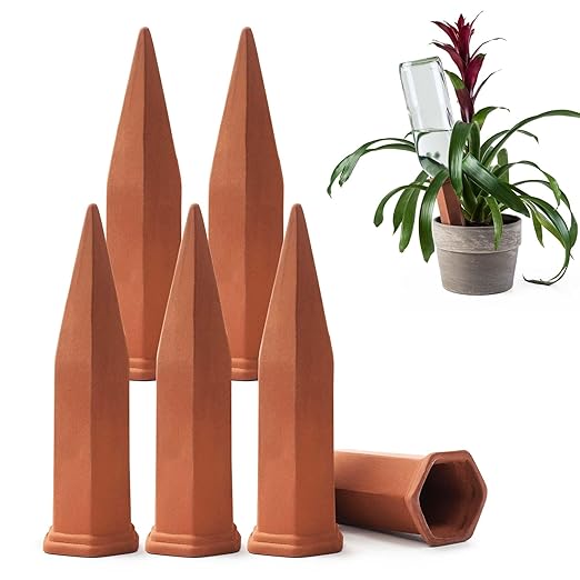Modern Innovations Ceramic Terracotta Self Watering Spikes Vacation Automatic by ModernInnovations